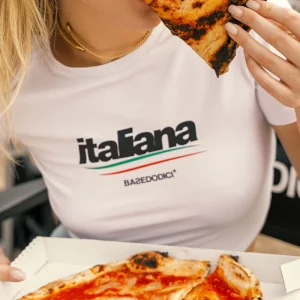 Baby Tee “DIVA” Italiana White