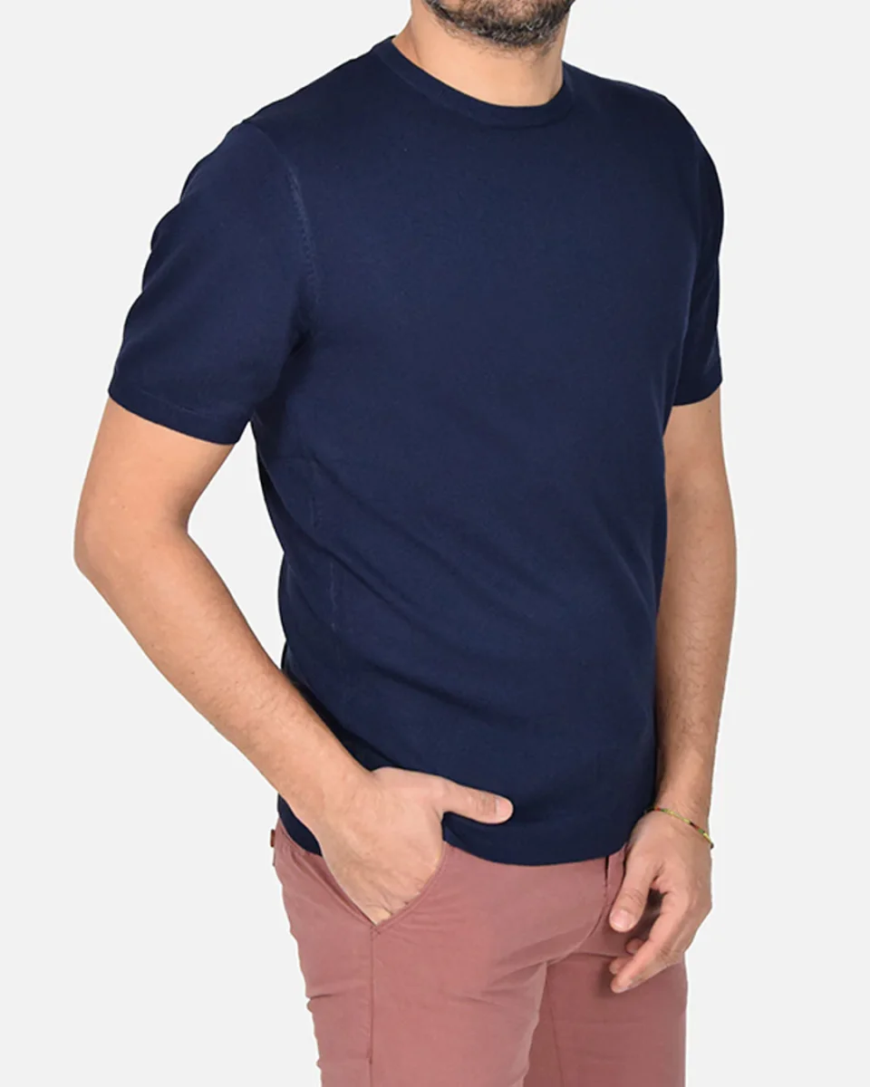 Maglia in filo a manica corta - immagine 5