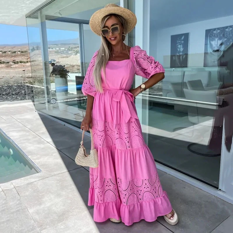 Abito lungo boho donna - immagine 9