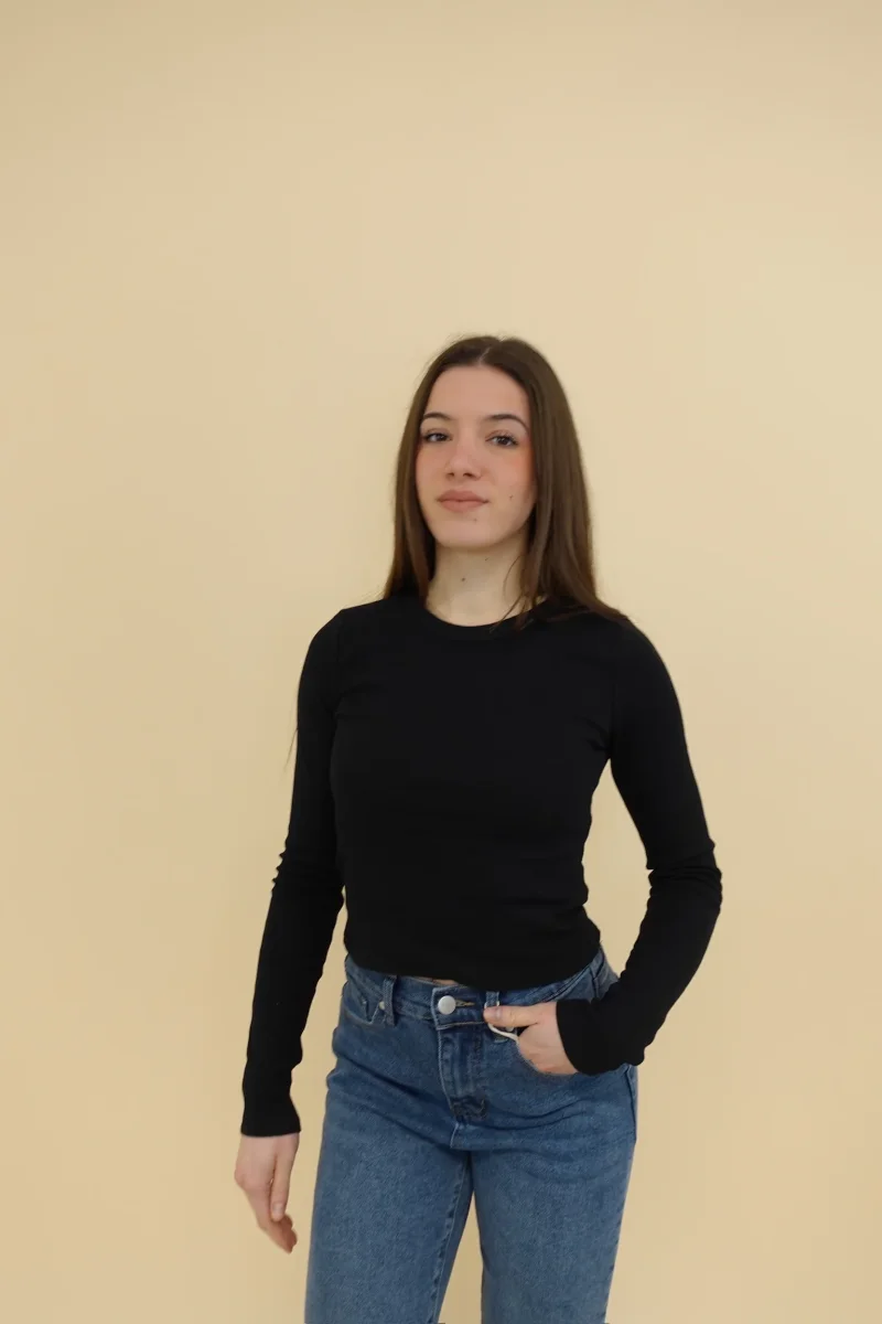 Maglia Letizia Nera - immagine 4