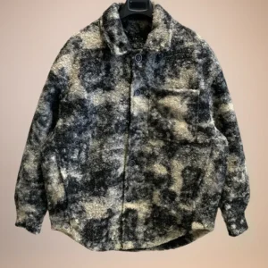 Camicia over pesante fantasia uomo drip