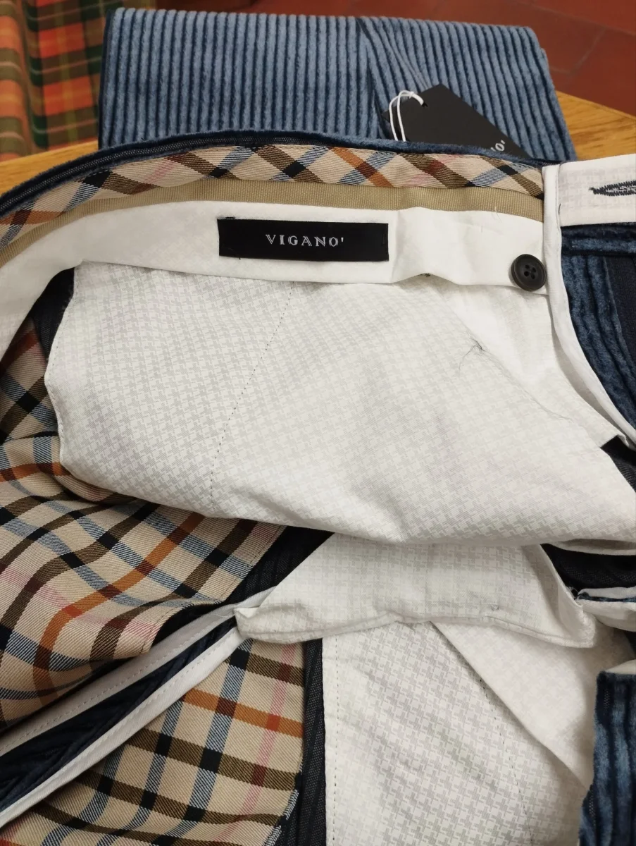 Pantalone Viganò Classico Velluto - immagine 4