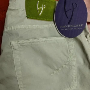 Pantalone Handpicked Cinque Tasche Verde