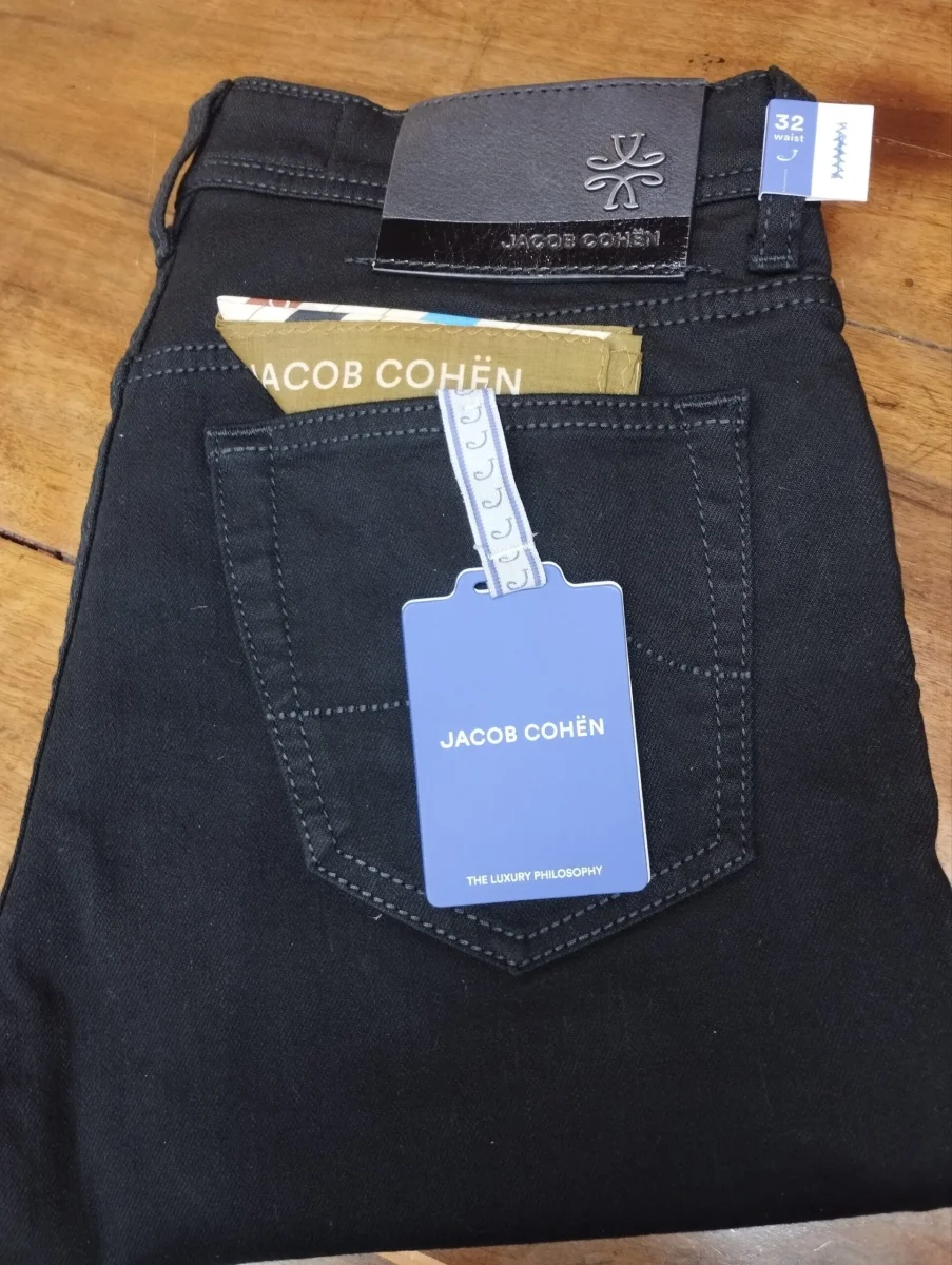Pantalone Jacob Cohen Denim Stay Black - immagine 2