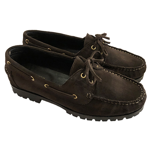 Scarpe stringate in pelle scamosciata - immagine 3