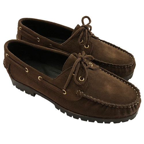 Scarpe stringate in pelle scamosciata - immagine 4