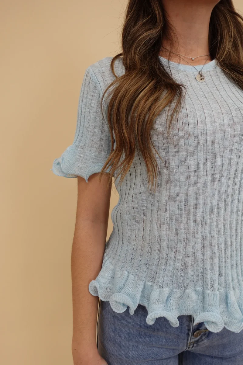 Maglia Chic Azzurro - immagine 4