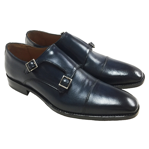 Scarpe con doppia fibbia in vitello - immagine 2