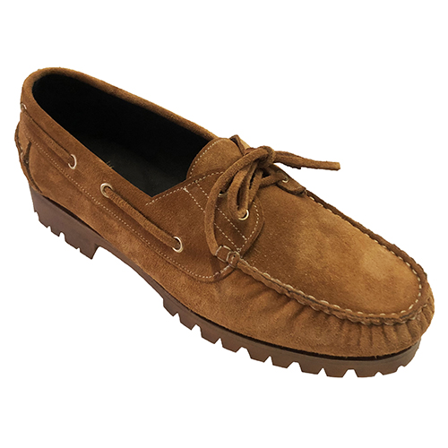 Scarpe stringate in pelle scamosciata - immagine 6