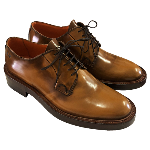 Scarpe classiche in pelle spazzolata