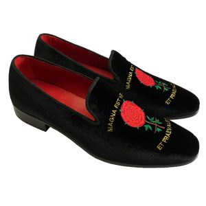 Mocassino slippers con stemma di famiglia