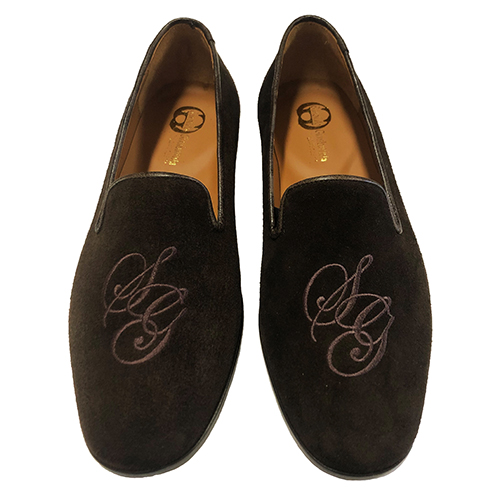 Mocassini Slippers in camoscio o velluto - immagine 3