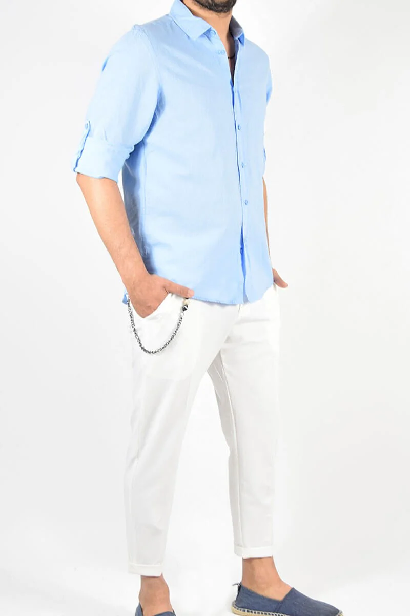 CAMICIA IN LINO - immagine 3