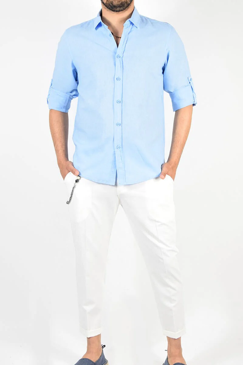 CAMICIA IN LINO - immagine 4