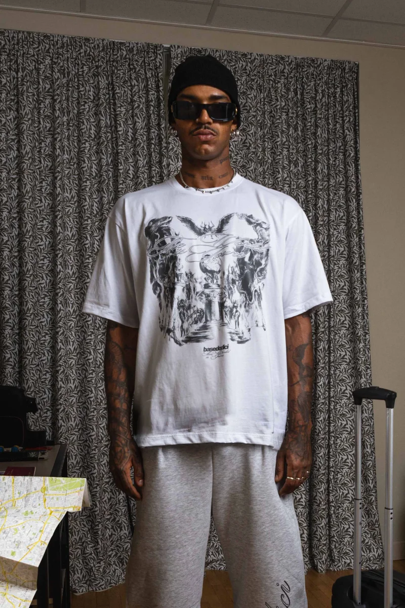 T-Shirt "WORLD TOUR" Scarface White - immagine 3