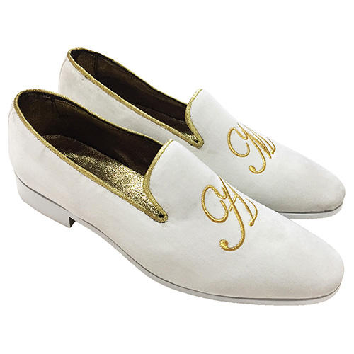 Slippers in velluto con iniziali personalizzabili - immagine 7