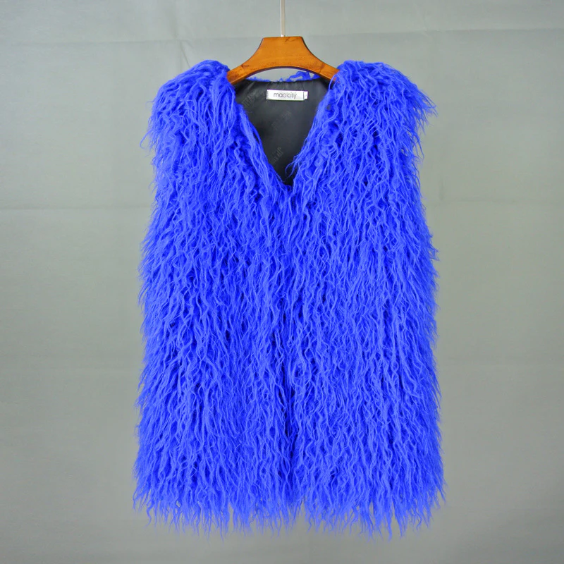 Gilet Pelliccia donna ecologica colors - immagine 3