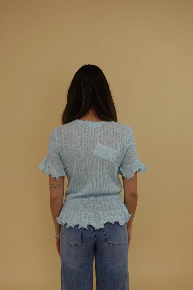 Maglia Chic Azzurro - immagine 5