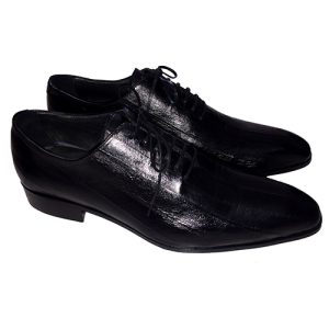 Scarpe uomo stringate in anguilla