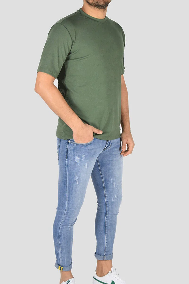 MAGLIA ELASTICIZZATA TESSUTO RIGATO - immagine 4