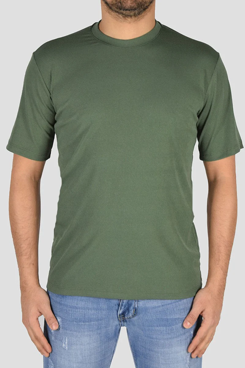 MAGLIA ELASTICIZZATA TESSUTO RIGATO - immagine 2