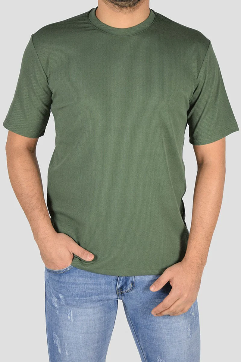 MAGLIA ELASTICIZZATA TESSUTO RIGATO - immagine 5