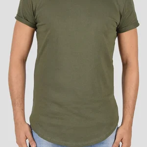 T-SHIRT CON TAGLIO ARROTONDATO