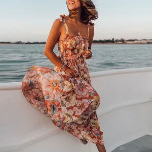 Abito lungo bohemian donna