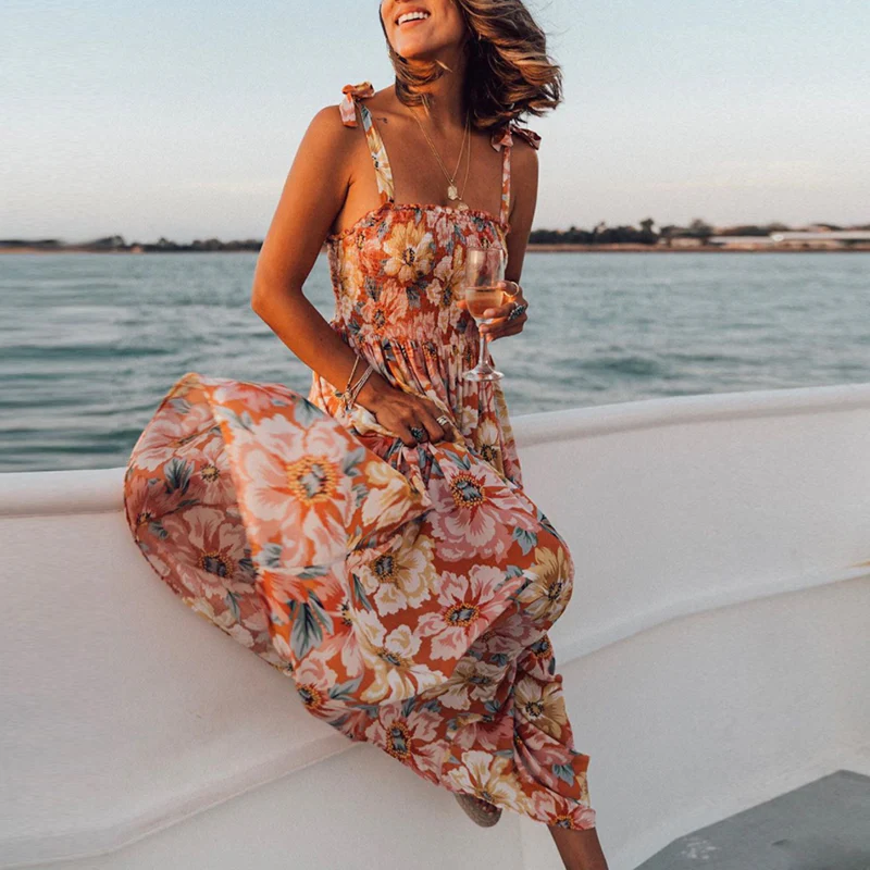 Abito lungo bohemian donna - immagine 6