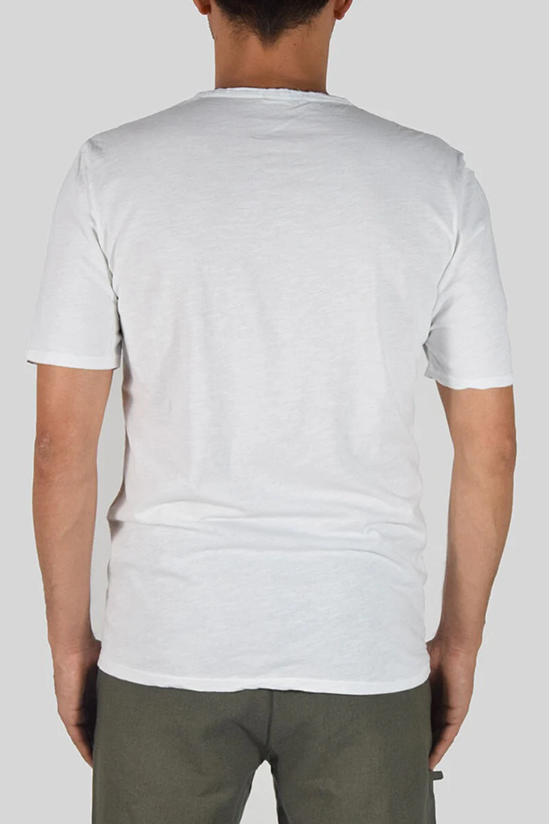 T-SHIRT IN LINO E COTONE - immagine 7