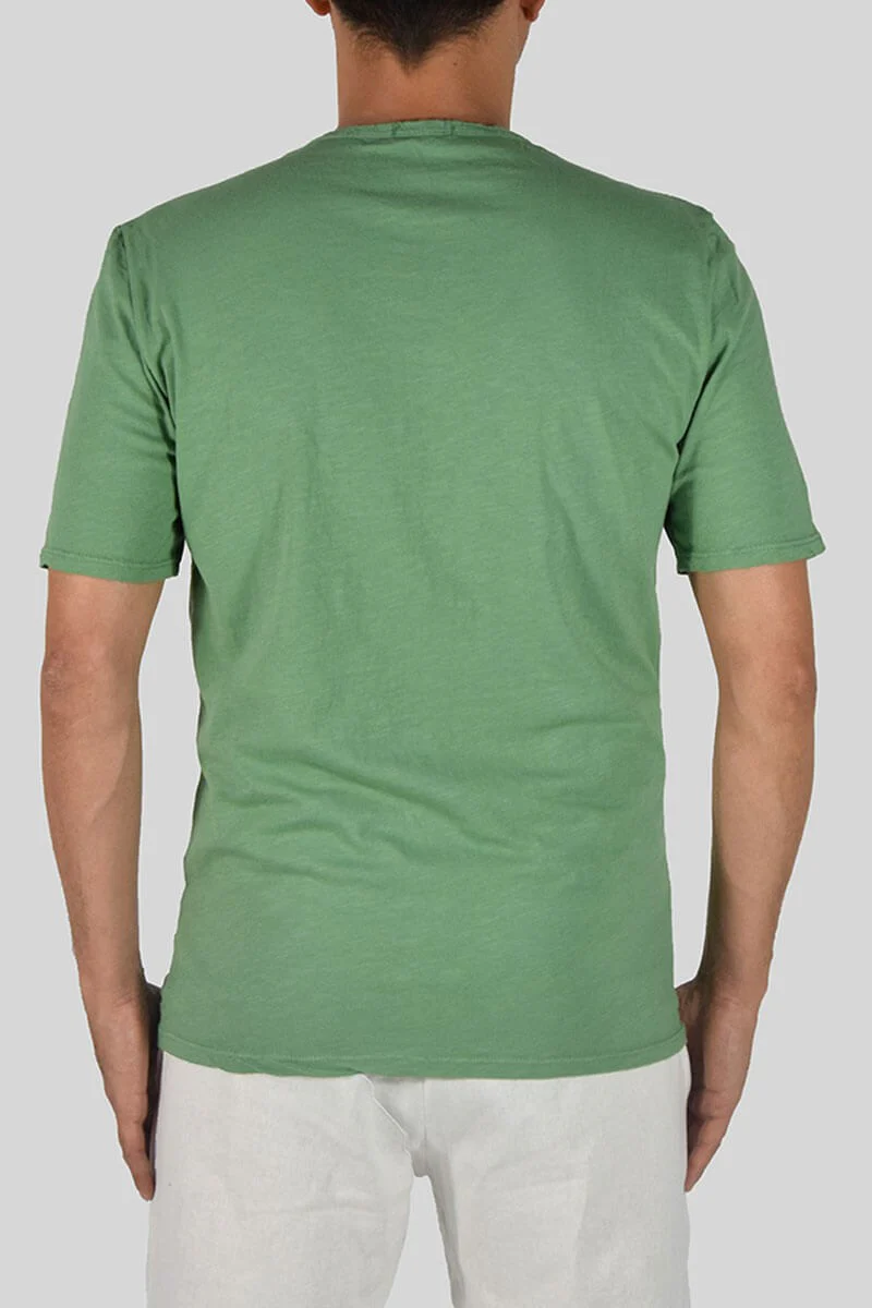 T-SHIRT IN LINO E COTONE - immagine 7