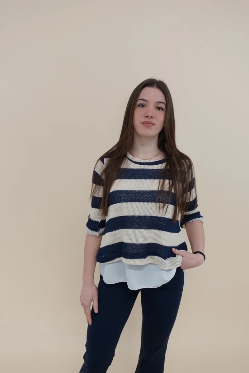 Maglia Marilena Blu - immagine 4