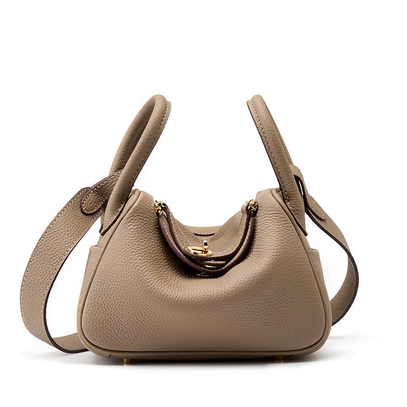 Mini genuine leather shoulder crossbody bag - immagine 7