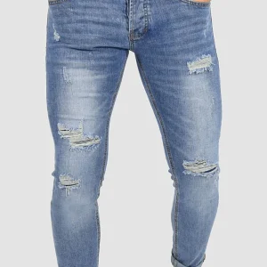 JEANS SKINNY CAPRI CON STRAPPI