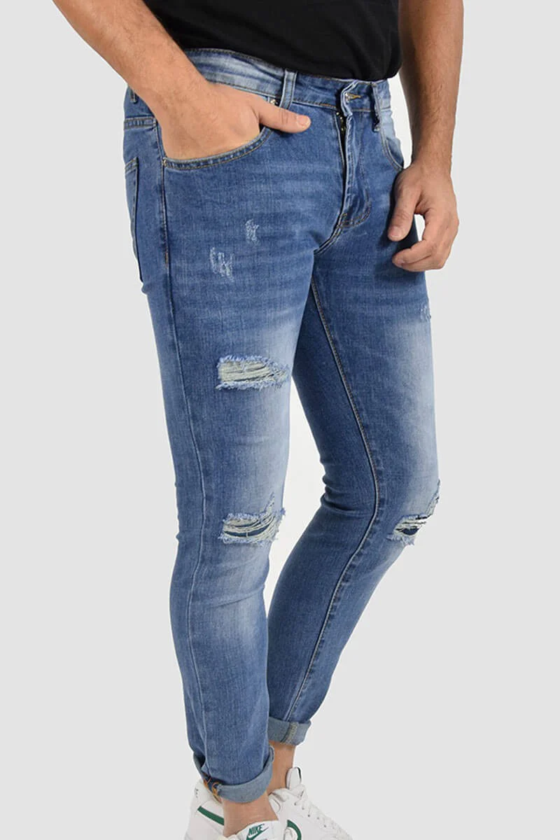 JEANS SKINNY CAPRI CON STRAPPI - immagine 7