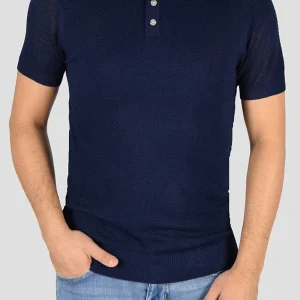 POLO IN MAGLIA MICROFANTASIA