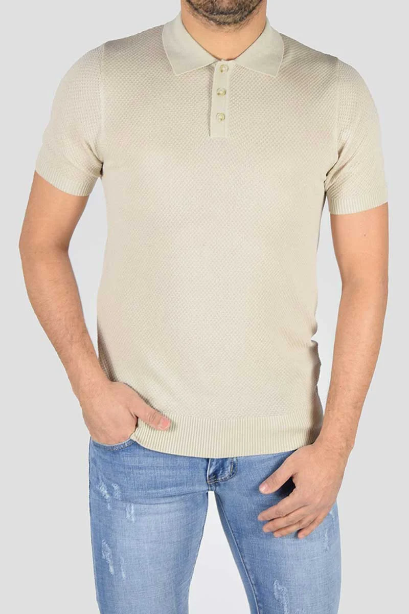 POLO IN MAGLIA MICROFANTASIA - immagine 7