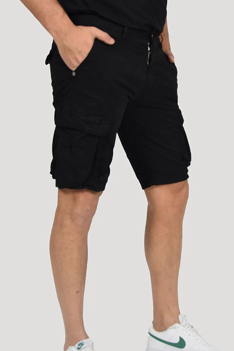 BERMUDA SKINNY CON TASCONI - immagine 4