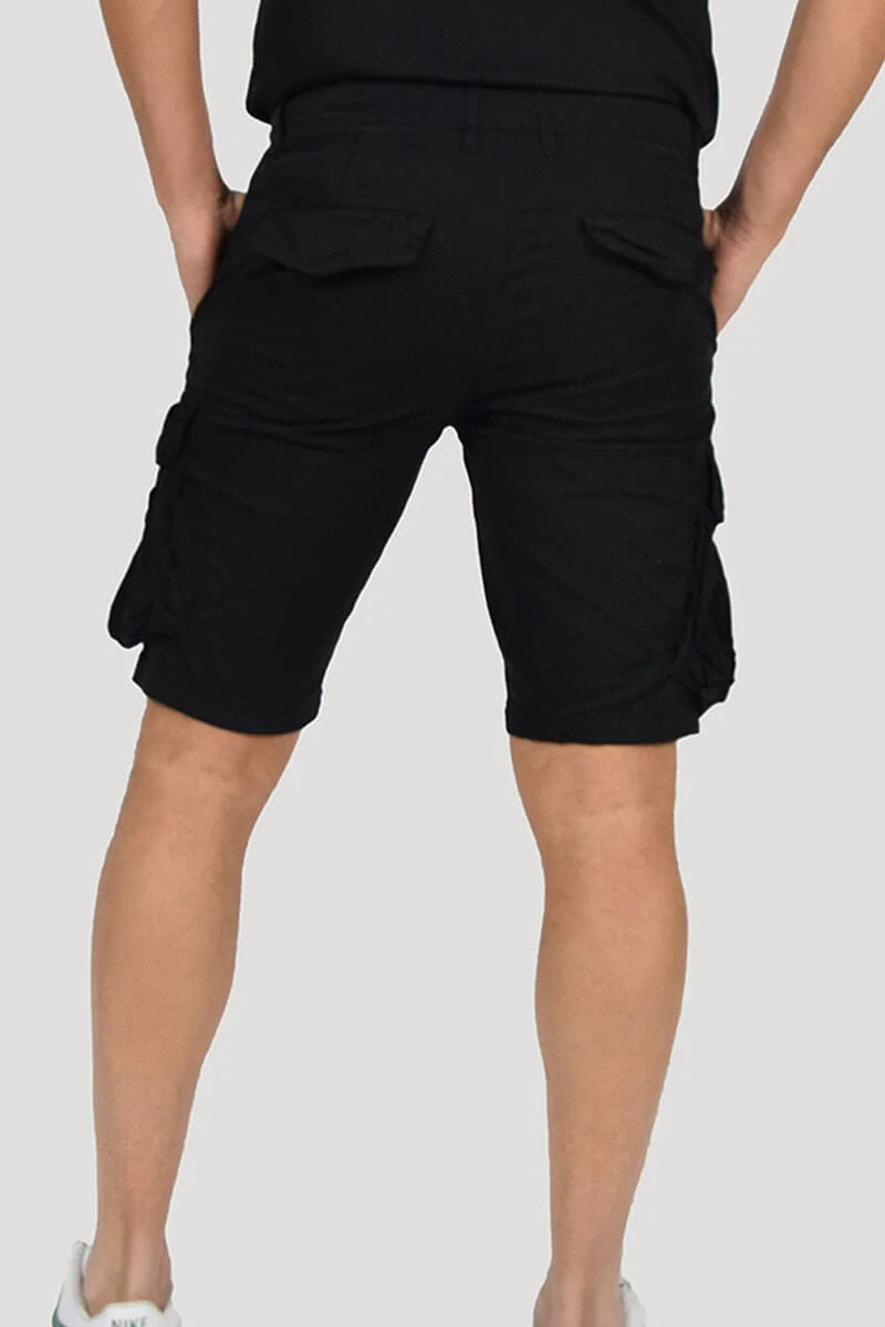 BERMUDA SKINNY CON TASCONI - immagine 5