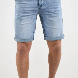 BERMUDA IN JEANS CON STRAPPI