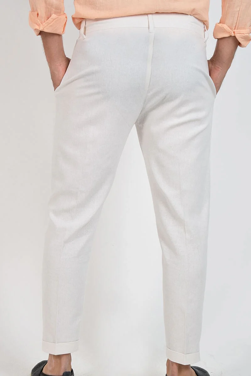 PANTALONI CAPRI IN LINO - immagine 4