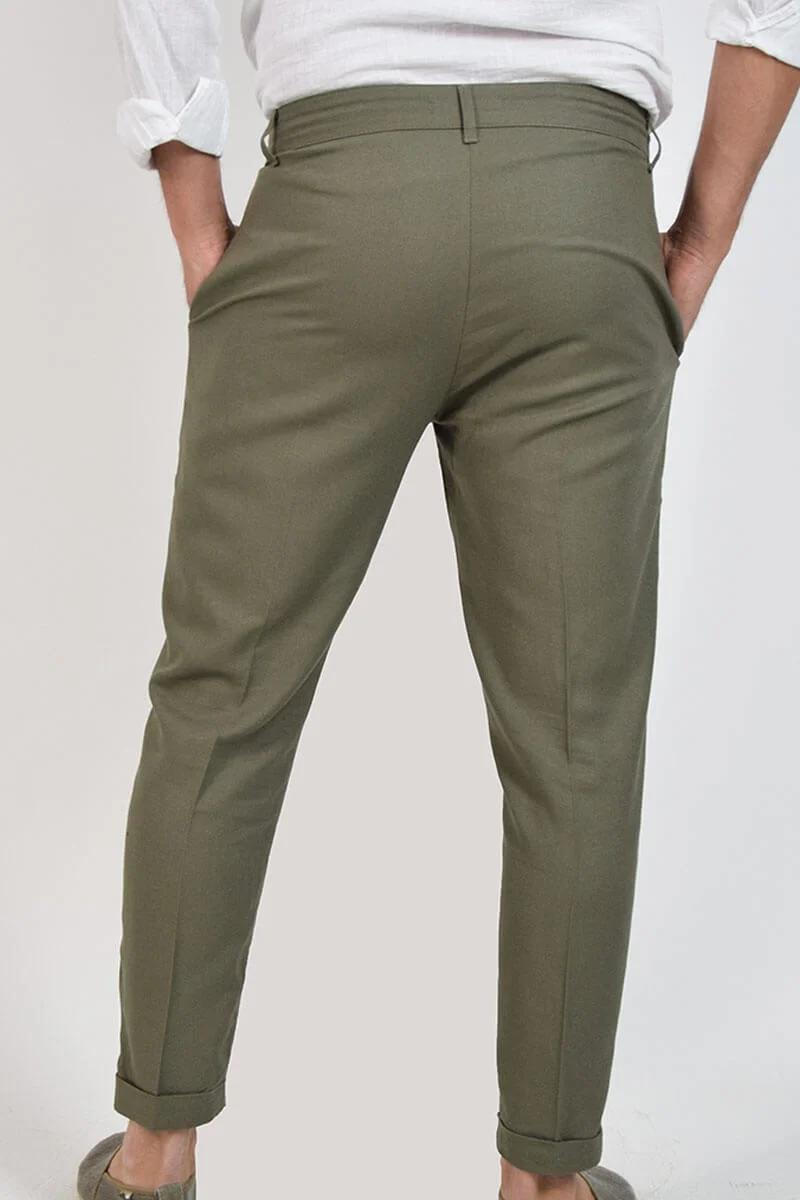 PANTALONI CAPRI IN LINO - immagine 5