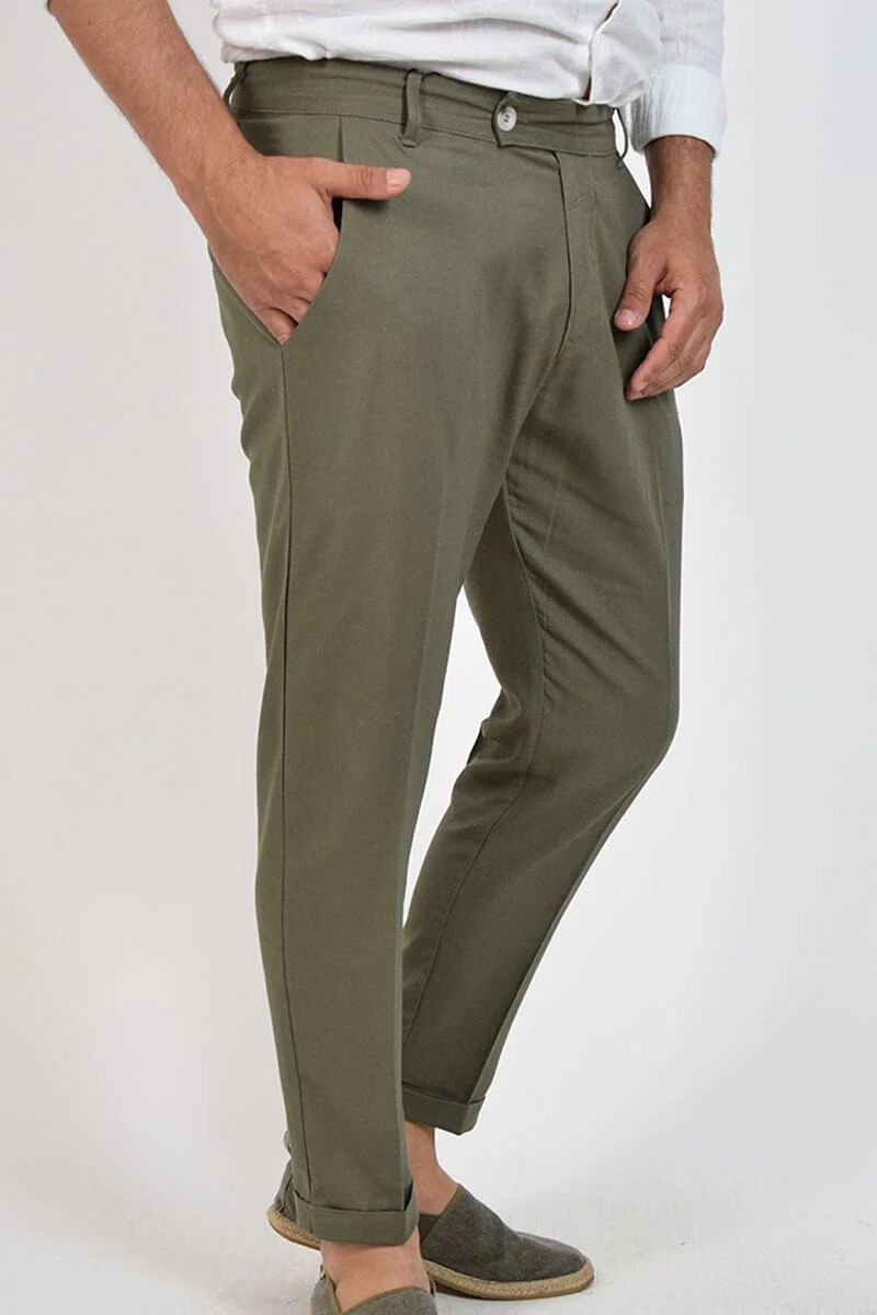 PANTALONI CAPRI IN LINO - immagine 6