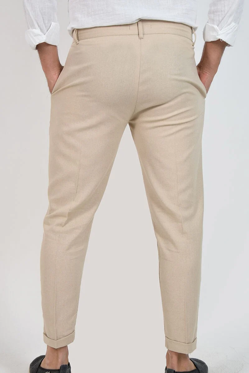 PANTALONI CAPRI IN LINO - immagine 7