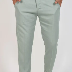 PANTALONI CAPRI IN LINO