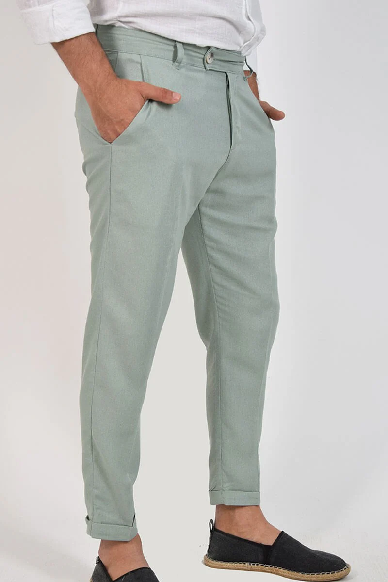 PANTALONI CAPRI IN LINO - immagine 5