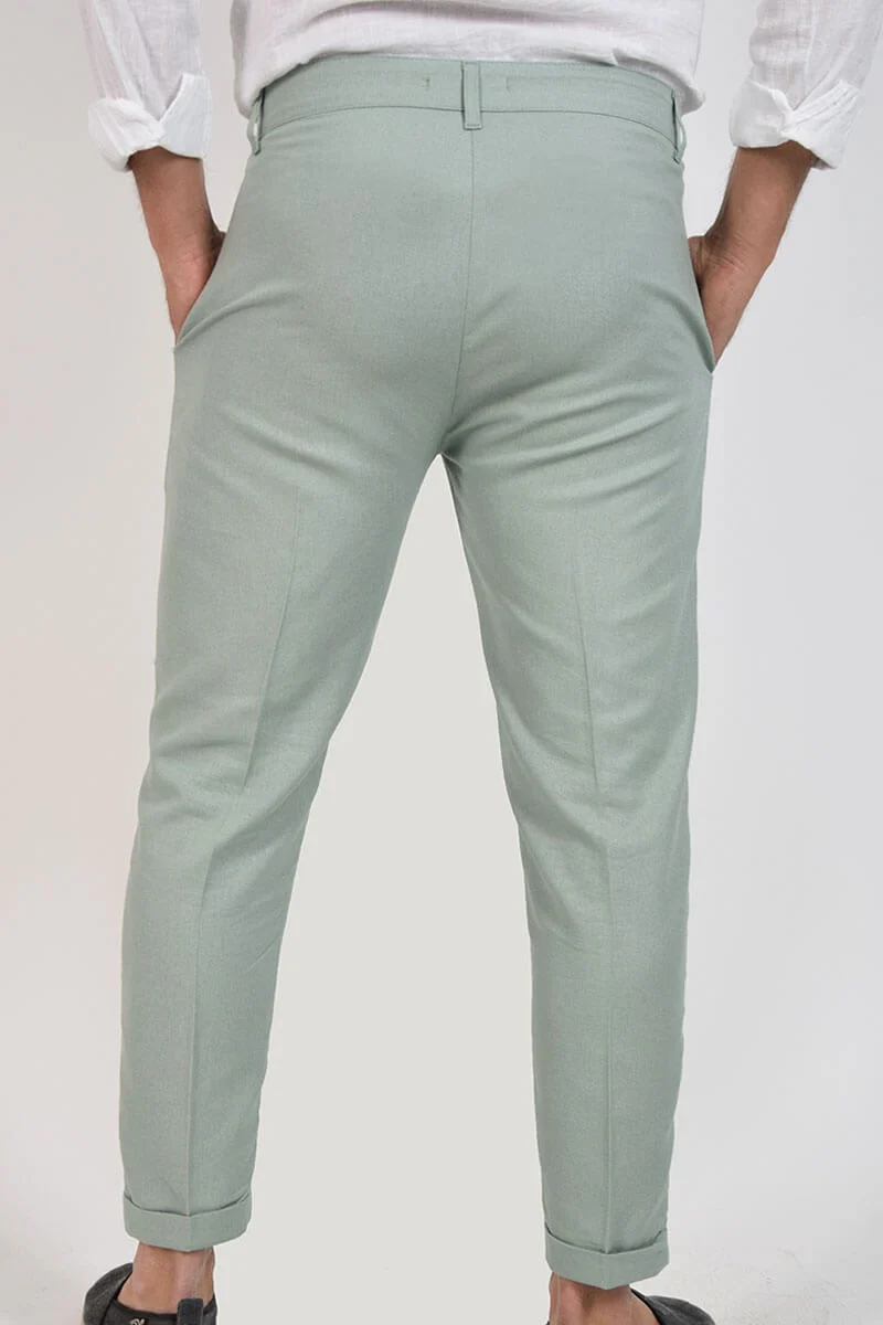 PANTALONI CAPRI IN LINO - immagine 6