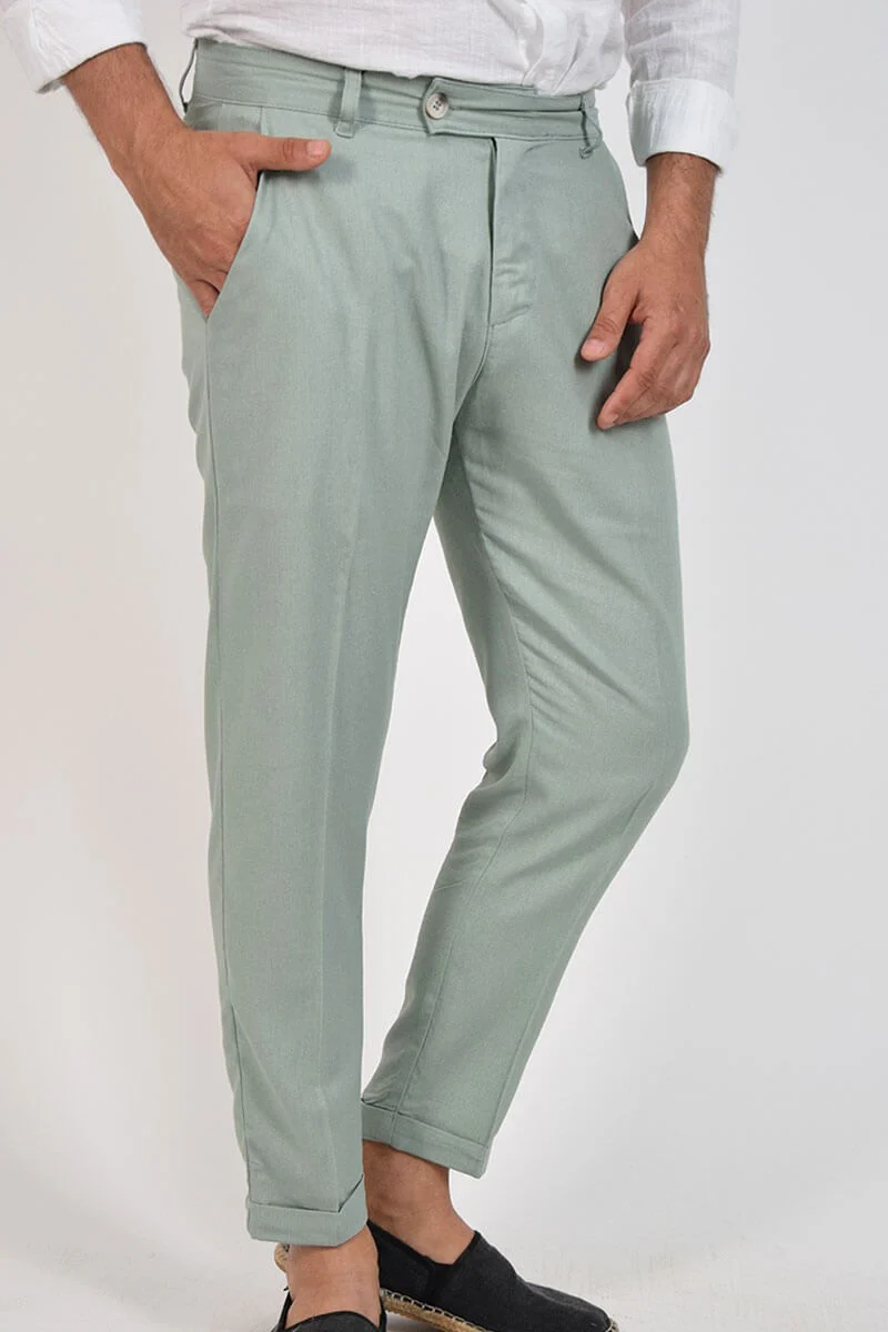 PANTALONI CAPRI IN LINO - immagine 7
