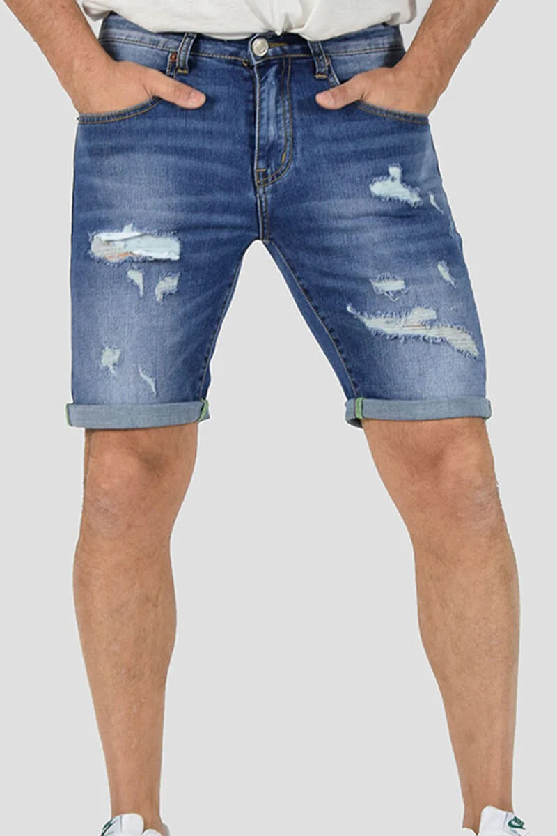 BERMUDA SKINNY CON STRAPPI - immagine 3