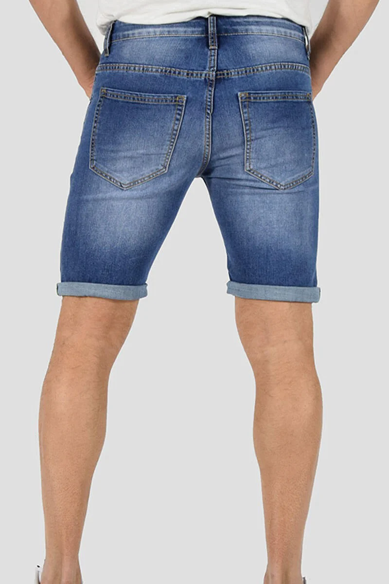 BERMUDA SKINNY CON STRAPPI - immagine 4